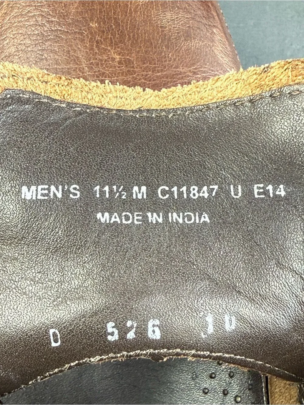 Cole Haan Men's Charles Brown Leather Comfort Chukka Boots shoes size 11.5